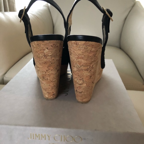 ❌SOLD❌🎉HP🎉NIB Jimmy Choo “Prova” Wedges - Picture 6 of 7